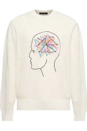 KIDSUPER STUDIOS Face Loose Gauge Knit Sweatshirt