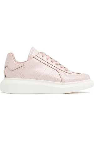Alexander McQueen Oversized Retro Leather Sneakers
