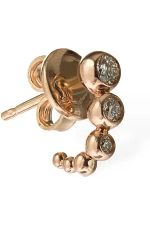 Dodo Bollicine 9kt & Diamond Mono Earring