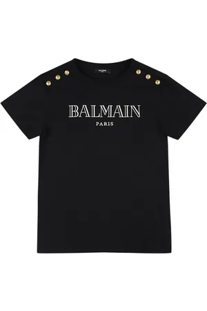 Balmain Logo Cotton Jersey T-shirt
