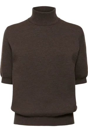 Khaite Marco Heavy Wool Blend Knit Top