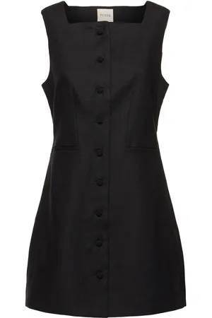 POSSE Rio Button Linen Mini Dress