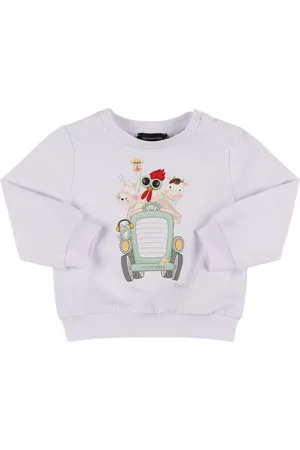 MONNALISA Printed Cotton Blend Sweatshirt