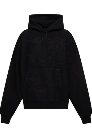 Burberry Tonal Logo Cotton Blend Hoodie
