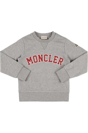Moncler Embroidered Logo Cotton Sweatshirt