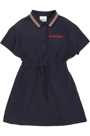 Burberry Icon Stripe Cotton Piquet Polo Dress