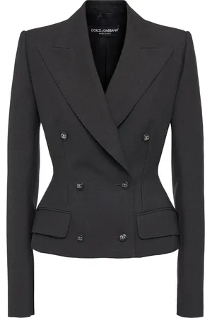Dolce & Gabbana Double Breasted Wool Blazer