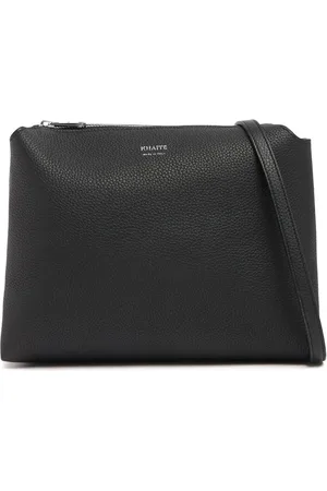 Khaite Medium Lina Grain Leather Hobo Bag