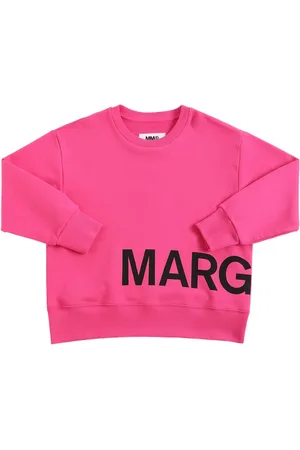 Maison Margiela Logo Print Cotton Sweatshirt