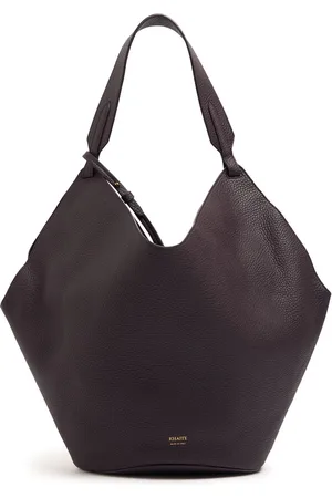 Khaite Medium Lotus Leather Tote Bag