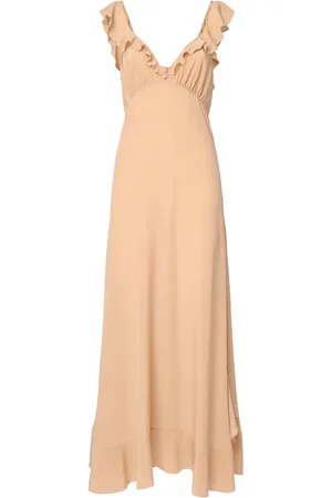 Chloé Silk Crepe De Chine Long Dress