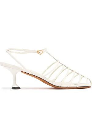 Proenza Schouler 50mm Tee Cage Leather Sandals