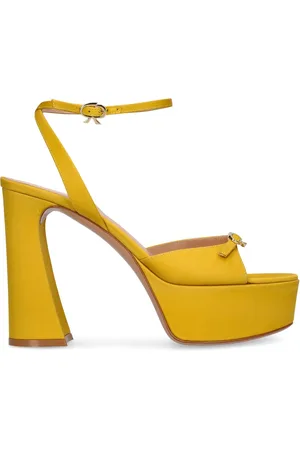 Gianvito Rossi 105mm Maddy Satin Platform Sandals