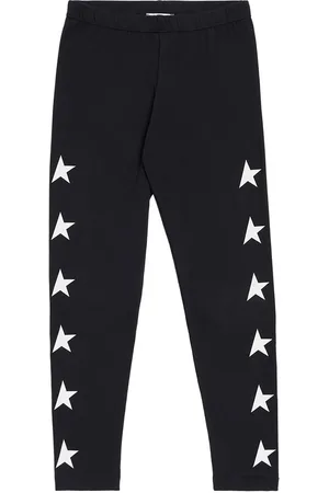Golden Goose Star Print Cotton Jersey Leggings