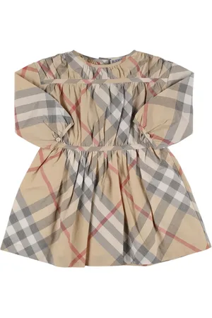 Burberry Check Print Cotton Dress