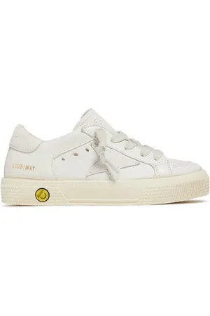 Golden Goose May Leather Lace-up Sneakers