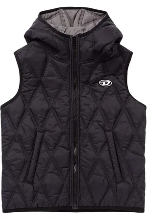 Diesel Quilted Nylon Vest W/ Logo