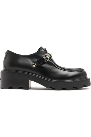 VALENTINO GARAVANI 55mm Rockstud Leather Paraboots