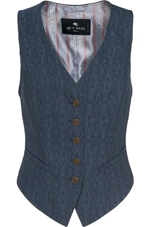 Etro Buttoned Wool Vest