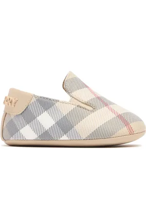 Burberry Check Print Pre-walker Shoes