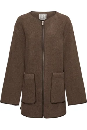 Totême Felted Wool Blend Short Coat