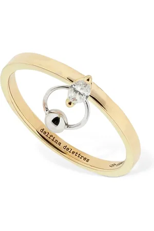 DELFINA DELETTREZ 18kt Two-in-one Marquise Diamond Ring