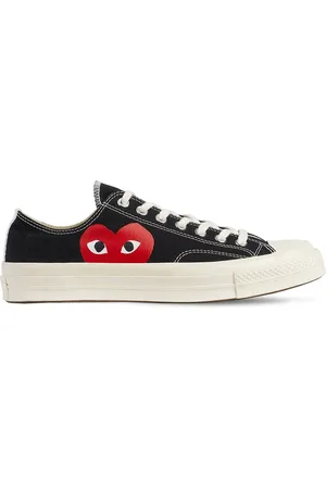 Comme des Garçons 20mm Play Converse Cotton Sneakers