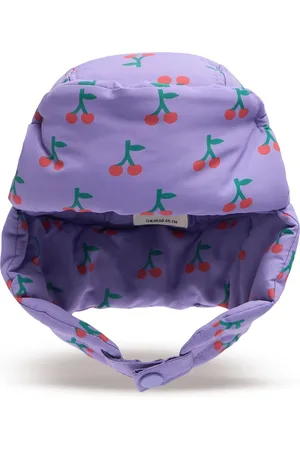 Bobo Choses Cherry Print Nylon Trapper Hat
