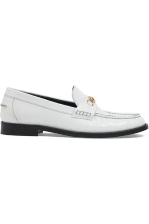 VERSACE 20mm Leather Loafers