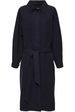 Aspesi Cotton Canvas Belted Long Coat