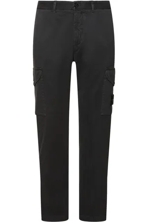 Stone Island Tapered Stretch Cotton Pants
