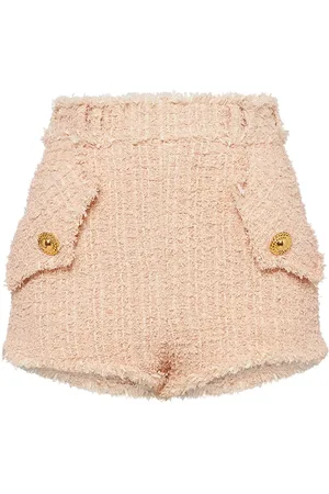 Balmain Tweed Mini Shorts