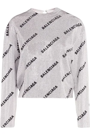 Balenciaga All Over Mini Logo Sweater
