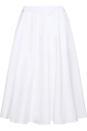 Aspesi Cotton Poplin Midi Skirt
