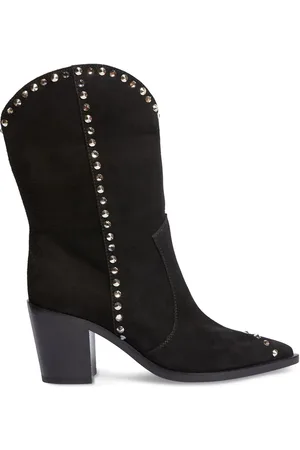 Gianvito Rossi 70mm Suede Cowboy Boots