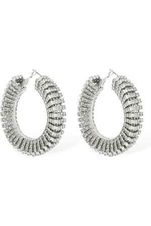 MAGDA BUTRYM Crystal Hoop Earrings