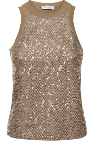 Brunello Cucinelli Stretch Jersey Tank Top