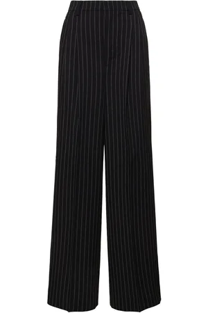 Ami High Waist Wide Wool Pants