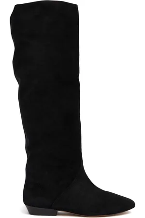 Isabel Marant 10mm Sayla-gb Suede Tall Boots