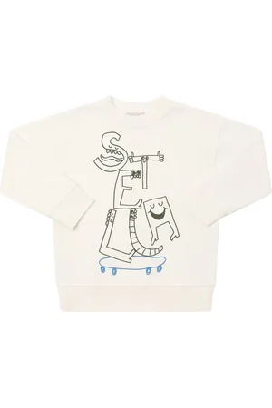 Stella McCartney Printed Cotton Crewneck Sweatshirt