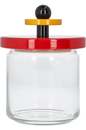 Alessi Twergi Glass Container W/ Lid