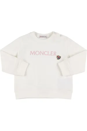 Moncler Embroidered Logo Cotton Sweatshirt