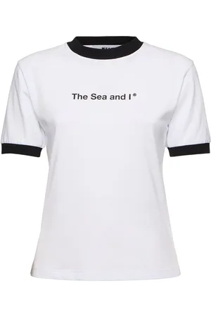 Msgm Printed Jersey T-shirt