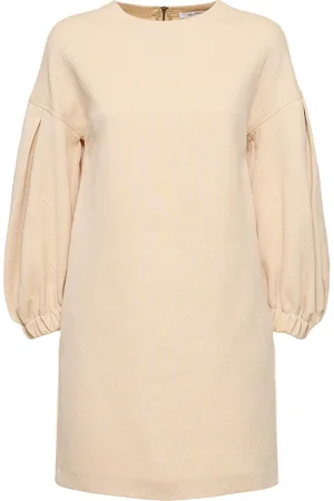 Max Mara Cotton Jersey Mini Dress W/ Drawstring