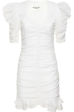 Marant Etoile Sireny Cotton Voile Mini Dress