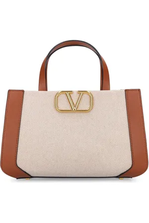 VALENTINO GARAVANI Vlogo Signature Small Canvas Tote Bag