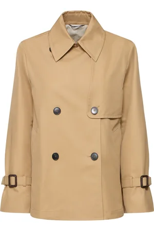 Max Mara Biglia Gabardine Short Trench Coat