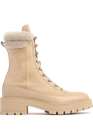 Aquazzura 25mm Very Cortina Suede Hiking Boots