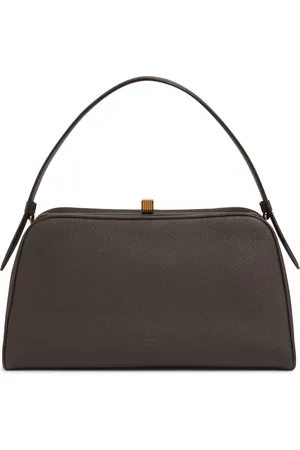 Khaite Cate Textured Leather Top Handle Bag