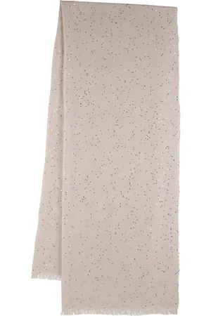 Brunello Cucinelli Sequin Embellished Scarf